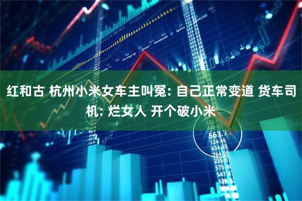 红和古 杭州小米女车主叫冤: 自己正常变道 货车司机: 烂女人 开个破小米