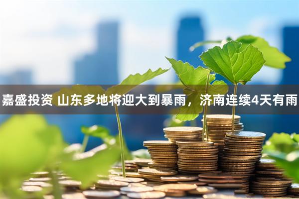 嘉盛投资 山东多地将迎大到暴雨，济南连续4天有雨